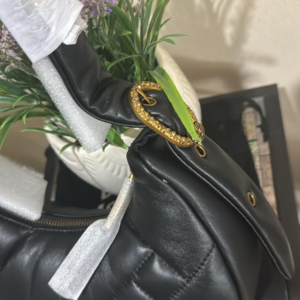 Kurt Geiger Small Kensington Puff Quilted Leather Hobo Bag - Picture 7 of 14